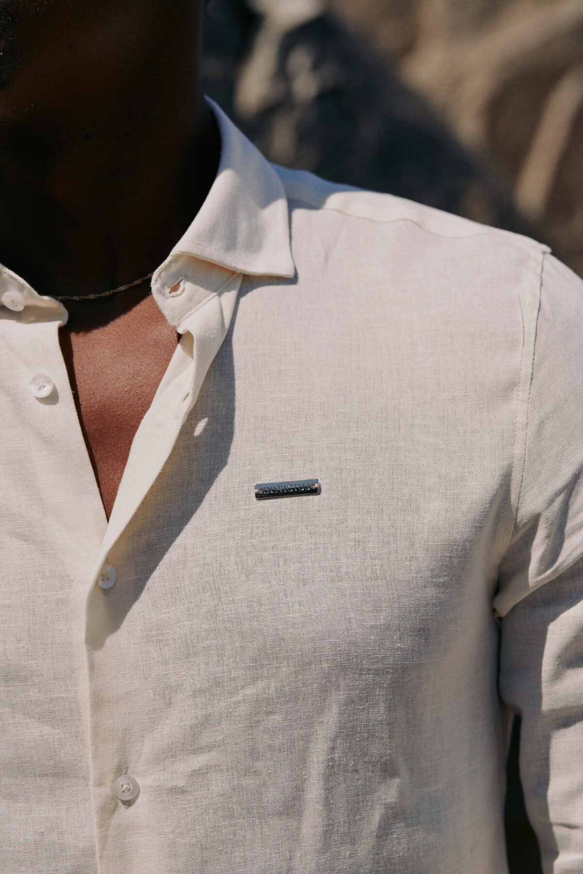 Camisa Linho Perola Orion - Image 3