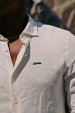 Camisa Linho Perola Orion - Image 3