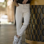 Tapered Jeans Bege