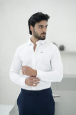 Camisa branca gola italiana - Image 2