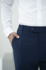 Calça de Tecido Azul Marinho - Image 5