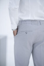 Calça de Tecido Cinza Claro - Image 4