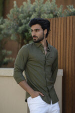 Camisa de linho verde - Image 2