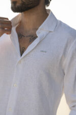 Camisa de linho branca - Image 4